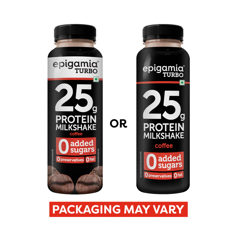 EPIGAMIA-Coffee Turbo 25 g Protein Milkshake, 250 ml