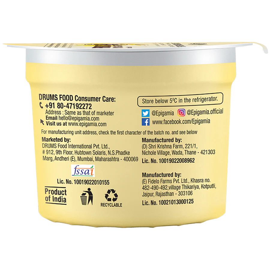EPIGAMIA-Everyday Yogurt - Mango Flavoured -75gms