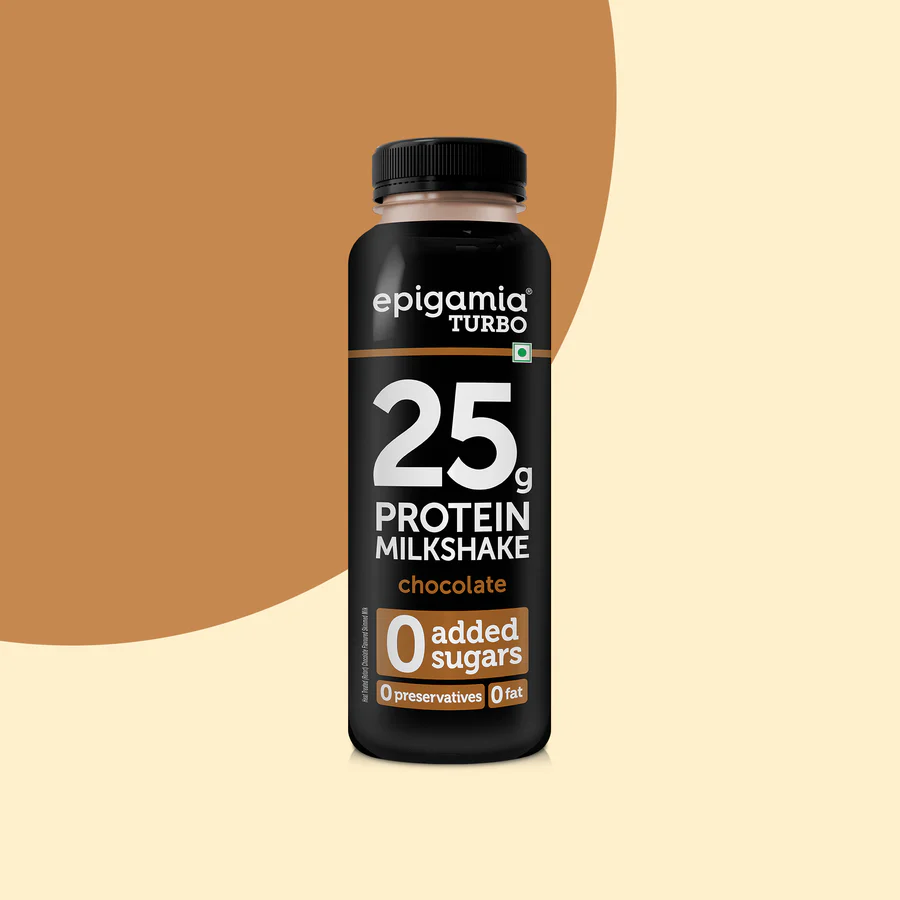 EPIGAMIA-CHOCOLATE TURBO 25 G PROTEIN MILKSHAKE, 250 ML