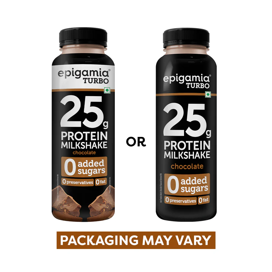 EPIGAMIA-CHOCOLATE TURBO 25 G PROTEIN MILKSHAKE, 250 ML