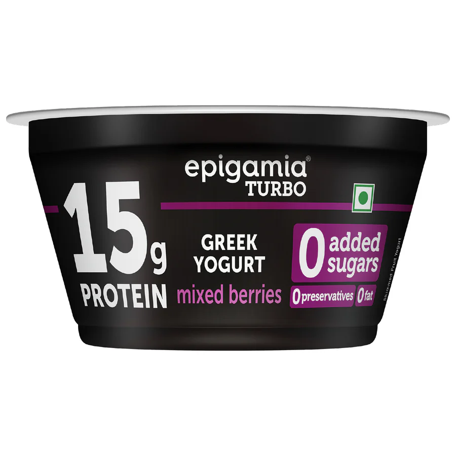 EPIGAMIA-Turbo GY 140gm - Mixed Berries - 15gm Protein