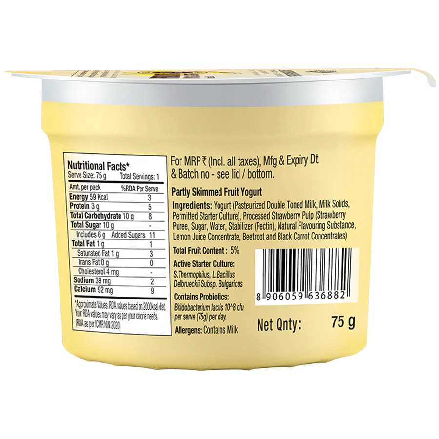 EPIGAMIA-Everyday Yogurt - Mango Flavoured -75gms