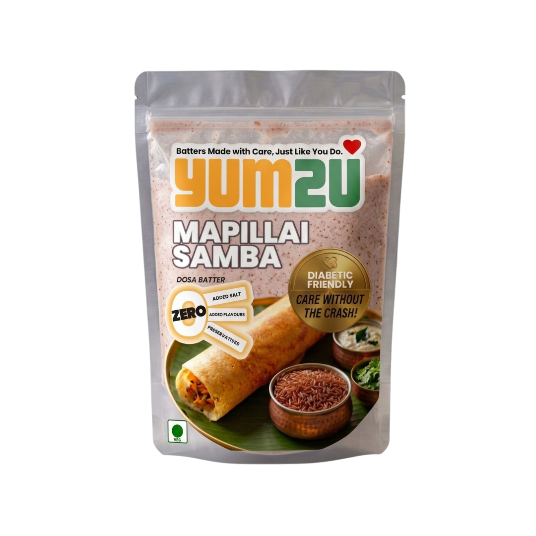 Mapilai Samba Red Rice Batter